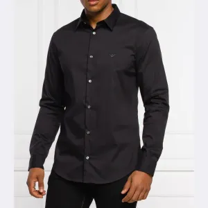 Рубашка стандартного кроя Emporio Armani, синий