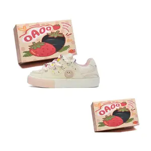 OAOQ Износостойкие и легкие низкие скейтерские кроссовки унисекс белый желтый синий бежевый розовый, цвет Beige Pink