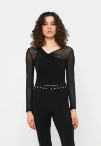 Топ с длинными рукавами Even&Odd, Black