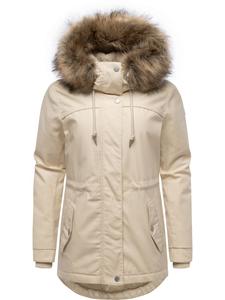 Короткая зимняя куртка Tawny YOUMODO цвета экрю ragwear