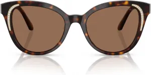 Женские солнцезащитные очки Swarovski Sk6031 Butterfly, Dark Havana/Dark Brown