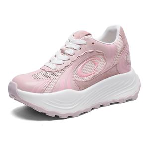 MOMGOG Женские розовые низкие массивные кроссовки, цвет Pink