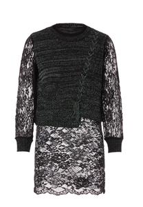 Свитер Sidona, черный/черный в крапинку