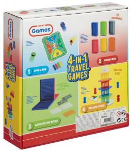 4в1 Игровой набор, настольная игра, Grafix
