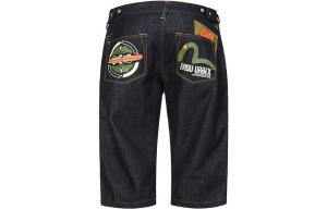 Джинсовые шорты мужские джинсовые синие Evisu, синий