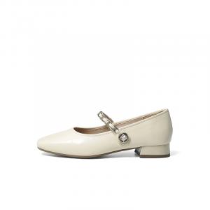 Туфли-марджери на массивном каблуке 3,5 см женские RED DRAGONFLY, бежевый