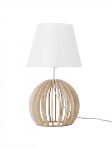 Настольные лампы SAMO коричнево-белого цвета - (Ш) 22 x (В) 41 x (Д) 22 см