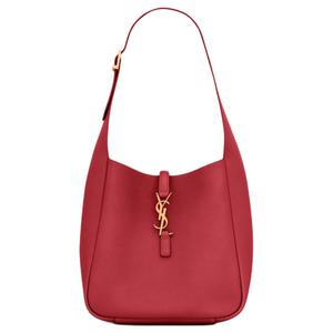 LE5A7 Сумка через плечо из телячьей кожи Маленький размер Женская Красная SAINT LAURENT