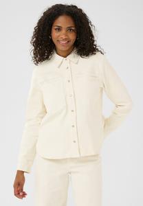 Блузка на пуговицах Kaffe, кремовый