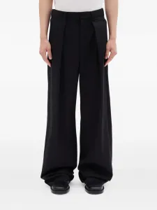 Плиссированные брюки Botel Ann Demeulemeester, черный