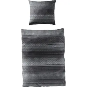 Постельное белье Jekatex «EVELYN», комплект постельного белья из 100% хлопка, цвет grafit