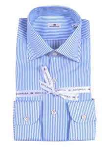 Рубашка в полоску Sonrisa, синий