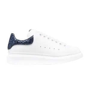 Кроссовки Alexander McQueen Alexander McQueen Wmns Oversized Sneaker 'White Navy Glitter', белый