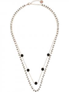 StyleBREAKER Колье из розового золота и серого цвета