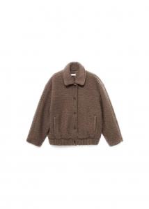 Куртка межсезонная MANGO TEEN, коричневый