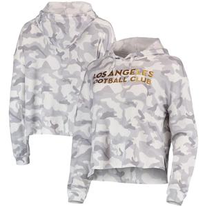 Женская футболка с капюшоном из композитного материала Concepts Sport серого цвета LAFC