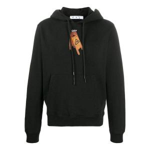 Толстовка OFF-WHITE Pascal Printing Hooded Pullover Men Black, черный