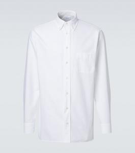 Рубашка из хлопкового поплина Lardini, белый