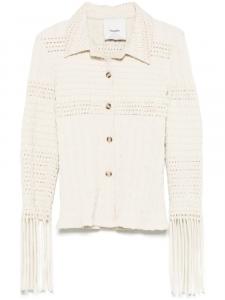 Рубашка Niceta Nanushka, нейтральный