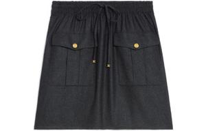 Повседневная юбка женская черная Celine