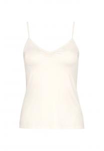 Топ спагетти атласный люкс Hanro, белый
