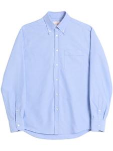 Рубашка с вышитым логотипом Valentino Garavani, синий