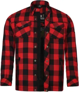 Мужская мотоциклетная куртка Bores Lumberjack Basic, красно-черная, размер S, красно-черная, Red/black