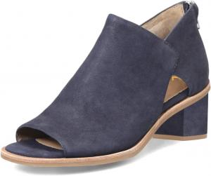 Женские босоножки YDN с открытым носком, невысокие массивные каблуки, задняя молния, сандалии-ботильоны, удобная повседневная обувь, размеры US 4-16, Dark Blue