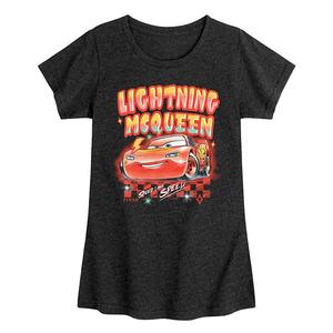 Футболка с принтом Lightning McQueen для девочек 7-16 лет Disney
