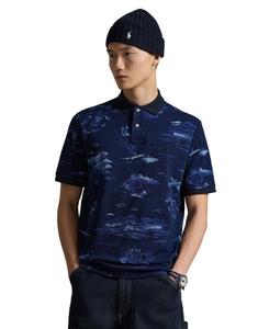 Мужская футболка с коротким рукавом из сетчатой ткани с анимацией Polo Ralph Lauren, Spy Bear