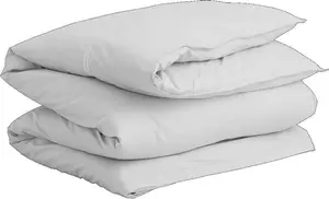 Комплект постельного белья , пододеяльник, сатиновый стежок, светло-серый, 155 x 220 см GANT