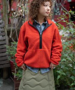 Пуловер из переработанной шерсти "Боа"