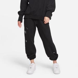 Женские трикотажные спортивные штаны Nike, цвет Black