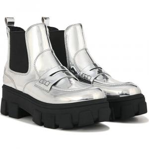 Circus by Sam Edelman Женские ботинки Circus NY от Sam Edelman Dia Boots Silver Lug Sole Chelsea LION1029