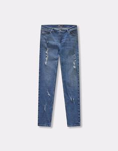 Джинсы Distressed Slim Fit Hera, голубой