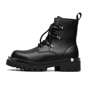 YEDANI Мужские ботинки Martin черные однослойные, цвет Black Single Layer Shoes