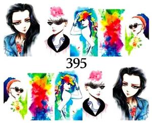 Водные наклейки для ногтей - №395, Raisin