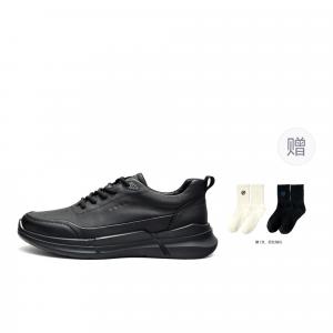 Мужские повседневные кроссовки HARSON с низким берцем, черные (на флисовой подкладке)