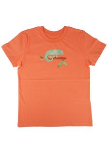 MelaDi Футболка 'Chameleon' в персиковом цвете