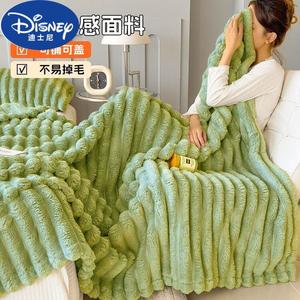 Disney Плед из кроличьего флиса 100х150 см, мягкий, машинная стирка, цвет Reed Green