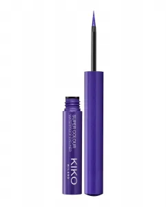 Жидкая подводка для глаз с ультра стойким цветом, водостойкая, Super Colour Waterproof Eyeliner Kiko Milano, 05 Violet