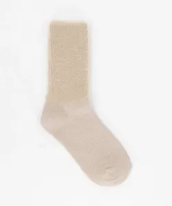 Лохматые носки Mono Comme Ca, цвет Beige