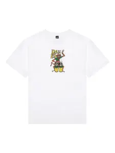 Футболка с графичным принтом Brain Dead, белый