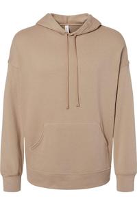 Толстовка с капюшоном BELLA + CANVAS из флисовой губки с заниженной линией плеч, цвет tan