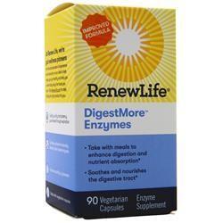 Renew Life DigestMore ферменты 90 вег капсул
