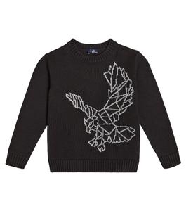 Хлопковый свитер Il Gufo, черный