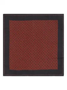 Шарф с геометрическим принтом Brunello Cucinelli, красный