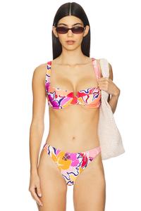 Бикини топ Mako x aloha от Lspace, lost in the blooms