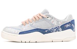 FLIGHT COURT устойчивые к истиранию низкие баскетбольные кроссовки Vintage женские розовые белые Jordan, голубой