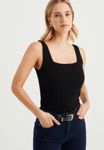 Топ WE Fashion, цвет black